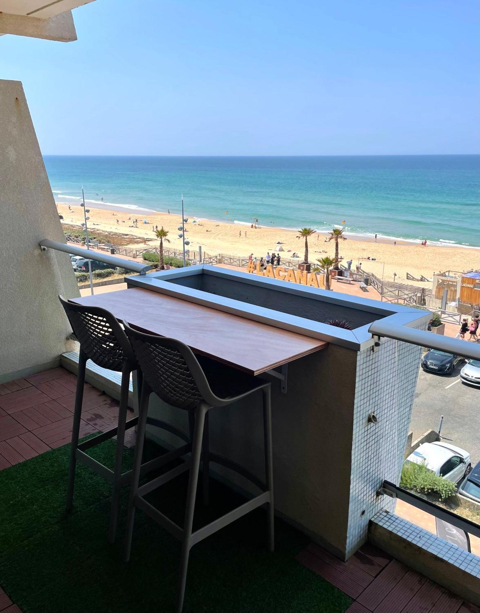 Studio Vue Imprenable Sur Ocean Lacanau Bagian luar foto