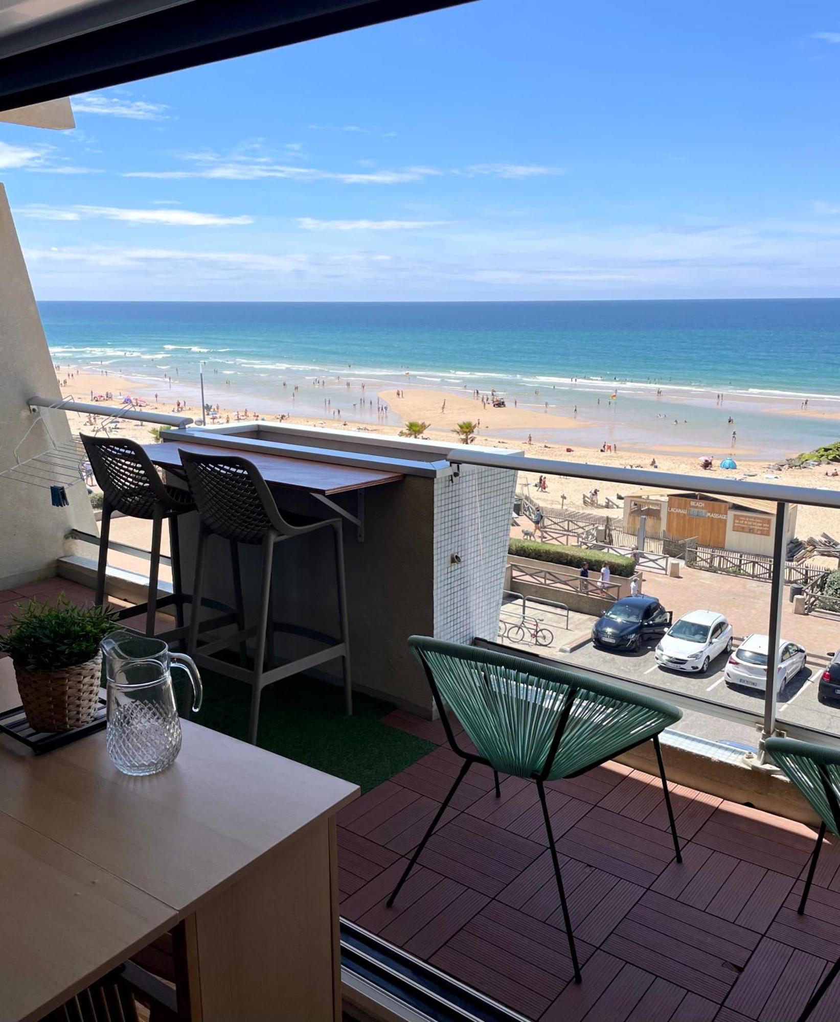 Studio Vue Imprenable Sur Ocean Lacanau Bagian luar foto